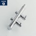 Azos Bidet Faucet Pressurized Sprinkler Head Brass Chrome Cold and Hot Switch Two Function Balcony Pet Bath Shower Room Round PJPQR003D - B07D1Z2J35